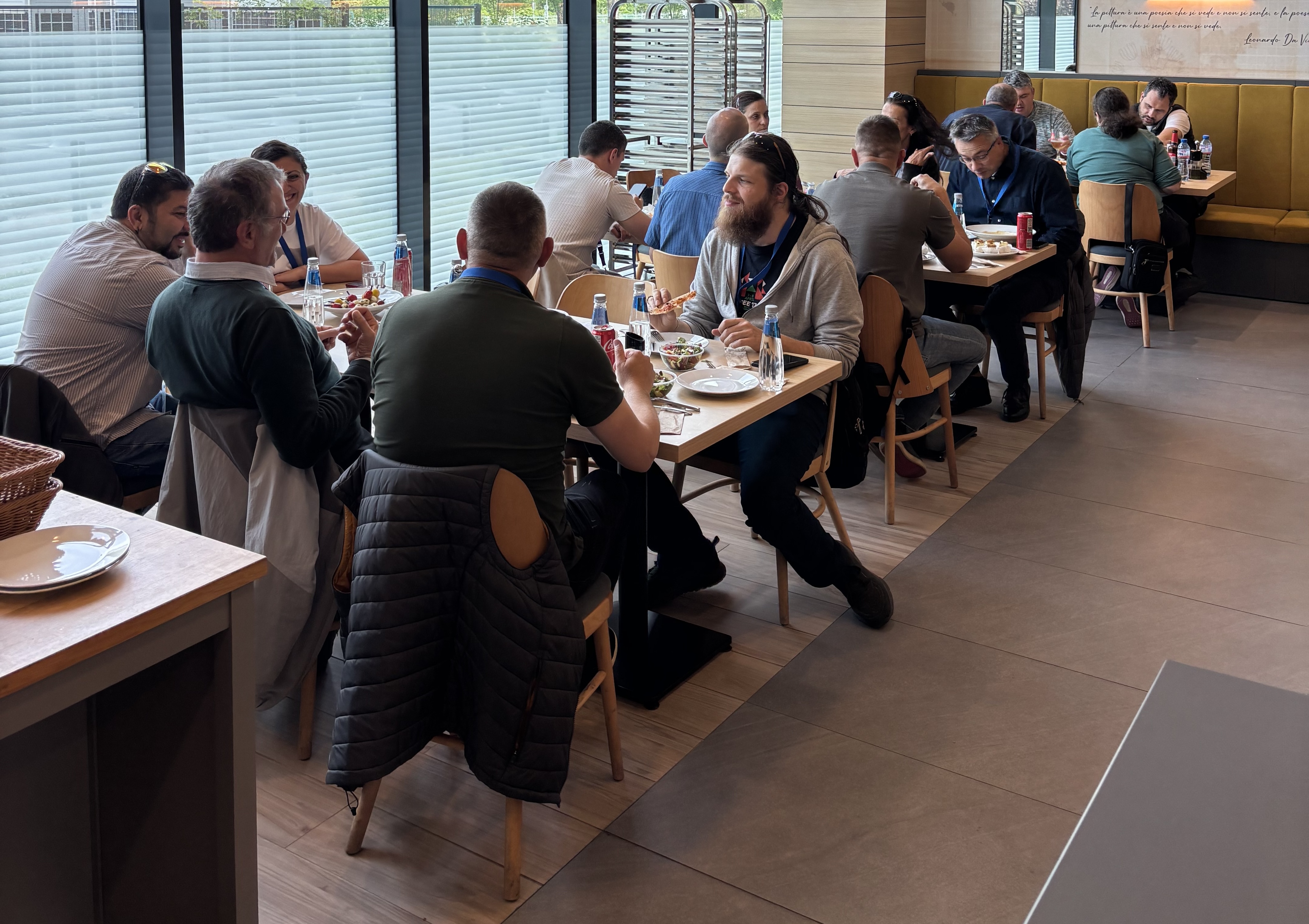 Participants at the RIPE 92 Local Hub in Sofia