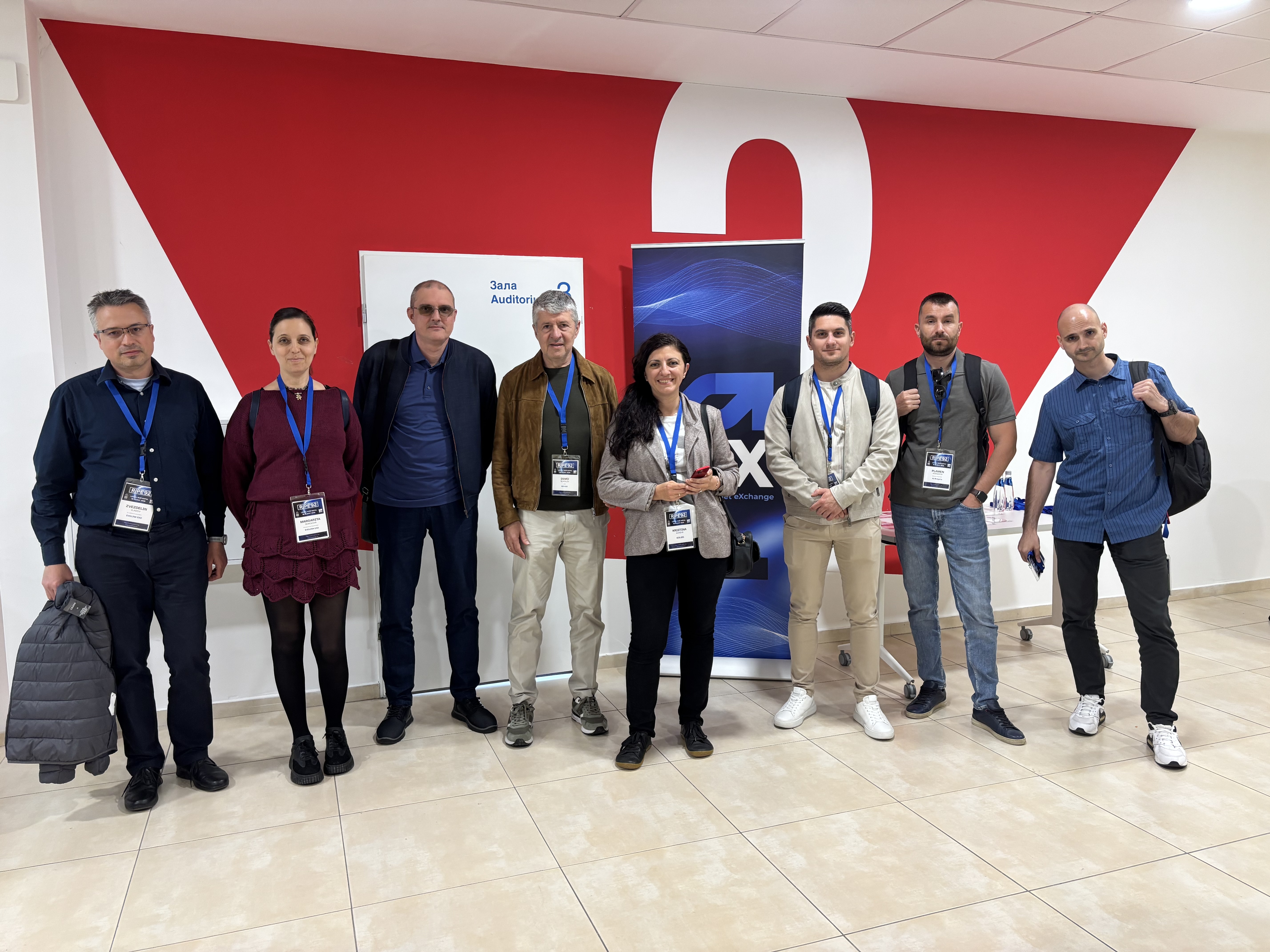 Participants at the RIPE 92 Local Hub in Sofia